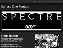Tablet Screenshot of hansbjerno.com